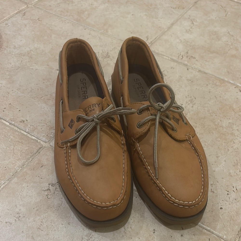 Sperry Men's Classic Brown Leather Boat Shoes